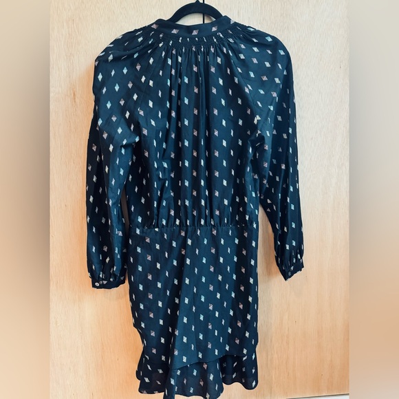 NWT Veronica Beard Alia dress size 6 black with colorful metallic party dress - Picture 5 of 14